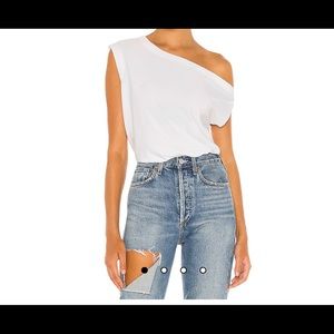 Norma Kamali off shoulder top